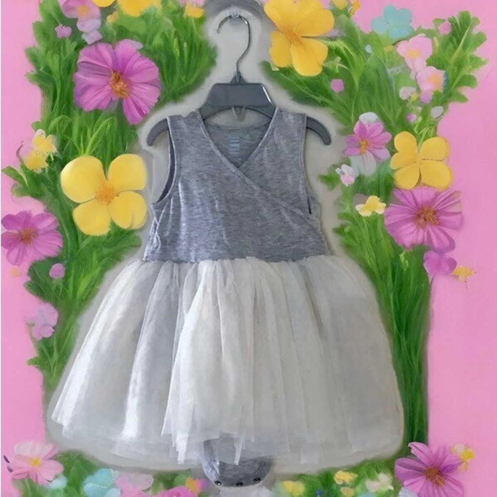 Cute dress for toddler, Dress with tutu skirt